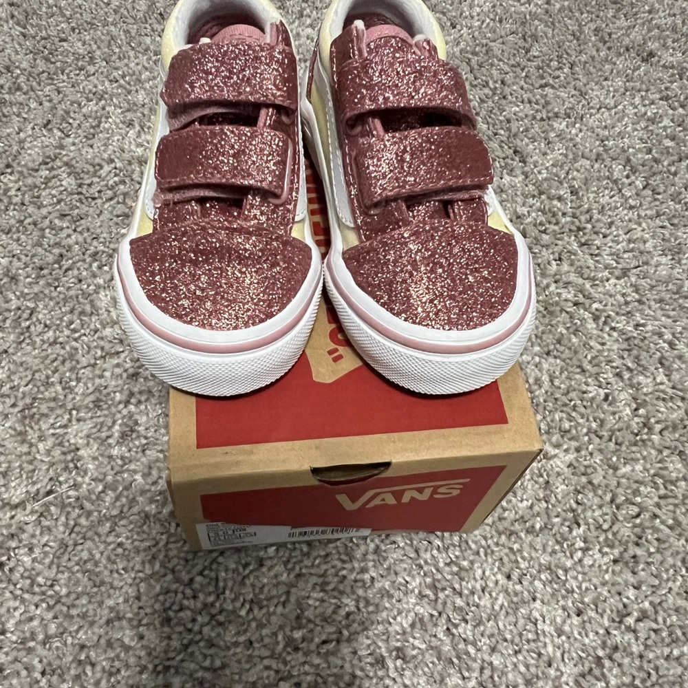 Vans Kids Glitter Sneakers - Pink